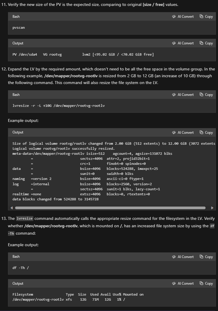 RedHat VM primary disk problem Microsoft Q&A