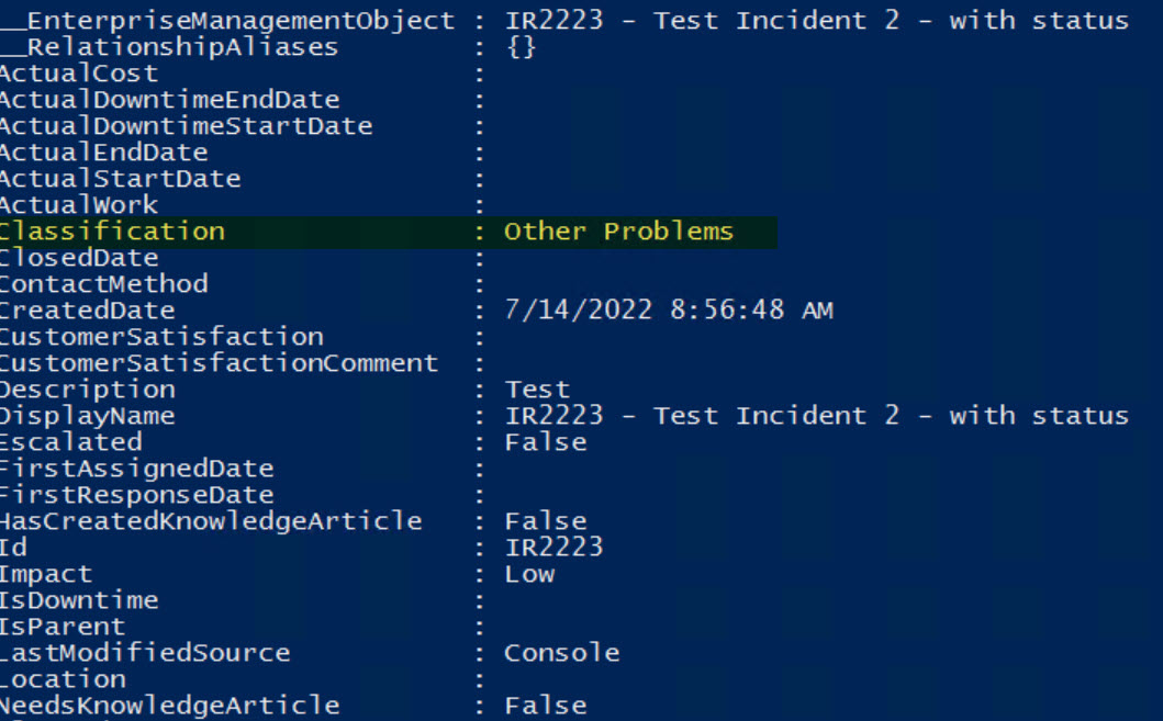 PowerShell and Service Manager - Microsoft Q&A