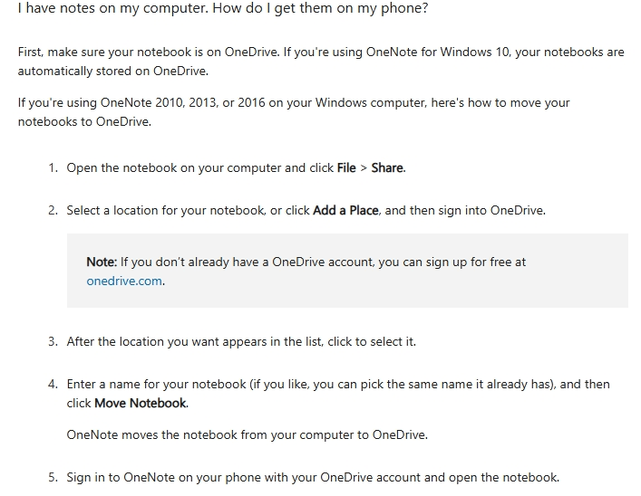 OneNote Notebooks do not show up in Android OneNote - Microsoft Q&A