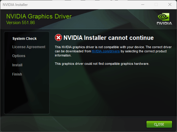 I uninstalled my NVIDIA GeForce RTX Graphic card in device manager. Don ...
