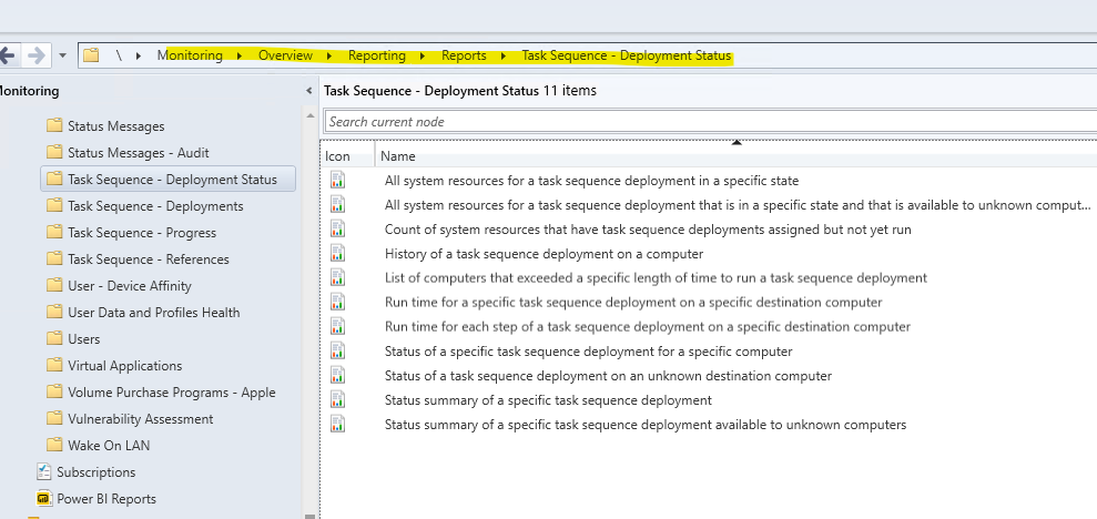 SCCM SQL Query to get task sequence deloyment - Microsoft Q&A image.