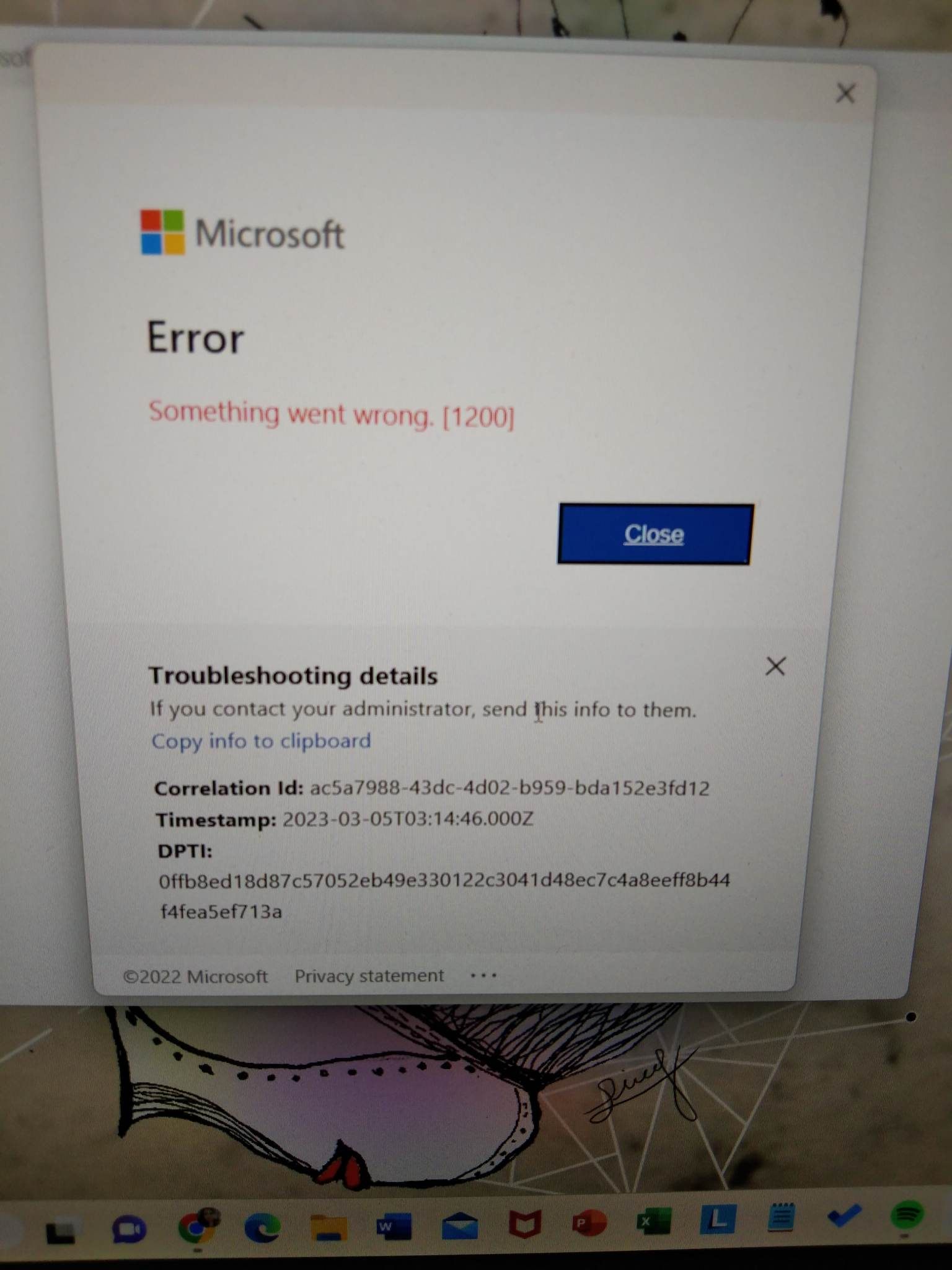 Hi, why I can't sign in with my Onedrive Personal? I correctly input my ...