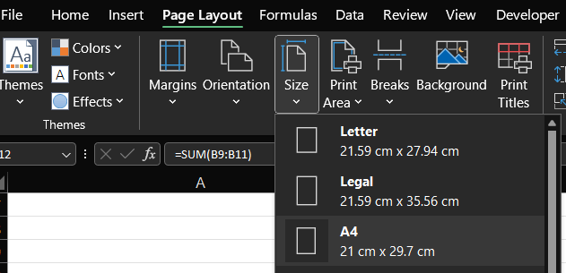 My question is, how to set A4 size sheet in excel, whenever we work in ...