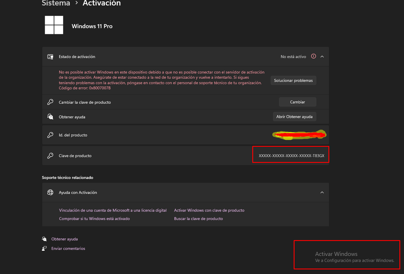 Presento fallas en la activación de windows despues de una ...