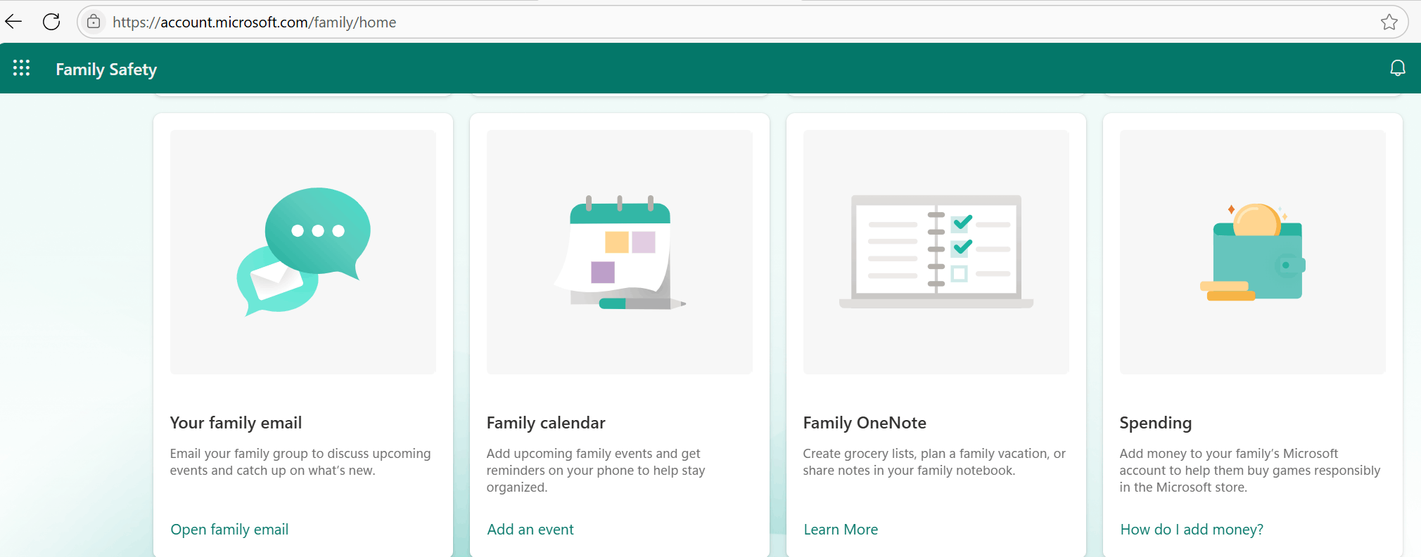 My email is picked as default family email and all invitees can see my ...