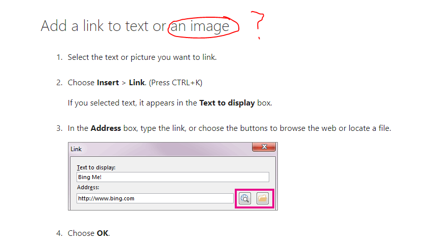 Unable to insert link for OneNote pictures - Microsoft Q&A