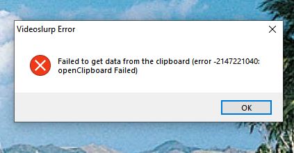 Clipboard error - Microsoft Q&A