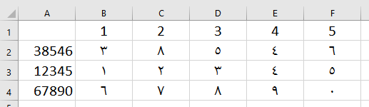 MID and CONCAT formula results Arabic numbers - Microsoft Q&A