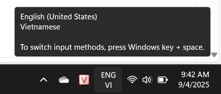 I've got a problem with the language keyboard of Windows - Microsoft Q&A