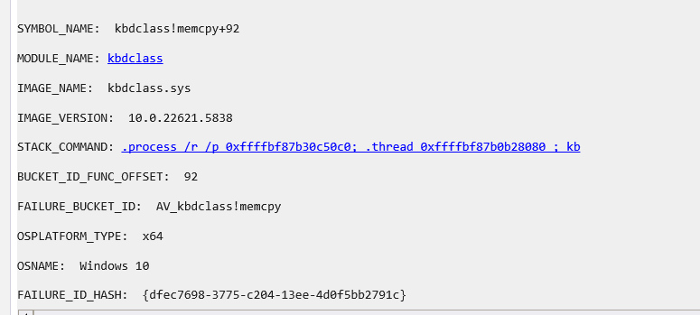 计算机已经从检测错误后重新启动。检测错误: 0x000000d1 (0xffffbf9032ccbee0 ...