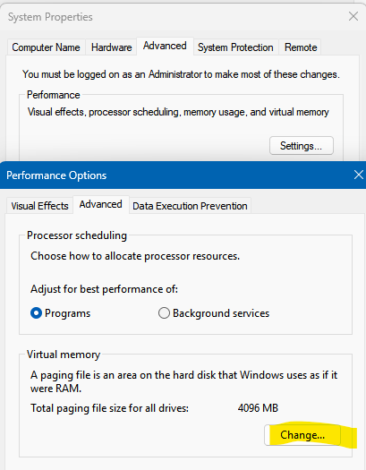virtual memory space graphic - Microsoft Q&A