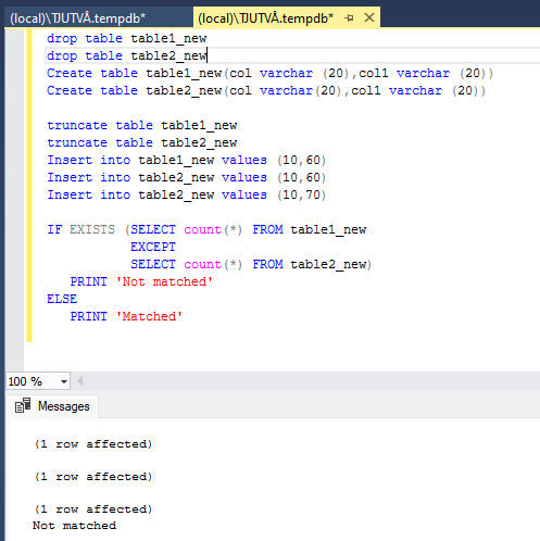 count matched in 2 table - Microsoft Q&A