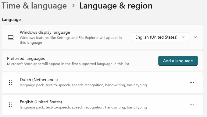 Voice typing doesn't work anymore for the dutch language on windows 11 ...