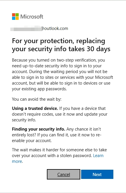 Locked out of Microsoft account - want to enter new contact number for ...