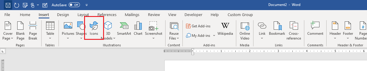 Can't Insert Icons on Microsoft Word for Windows - Microsoft Q&A