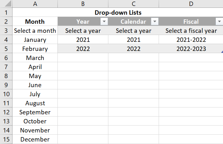 Creating a dependent dropdown list that automatically updates as new ...