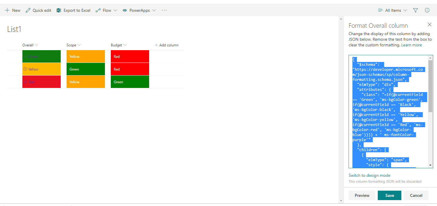 How to change List columns defaults background colors? - Microsoft Q&A