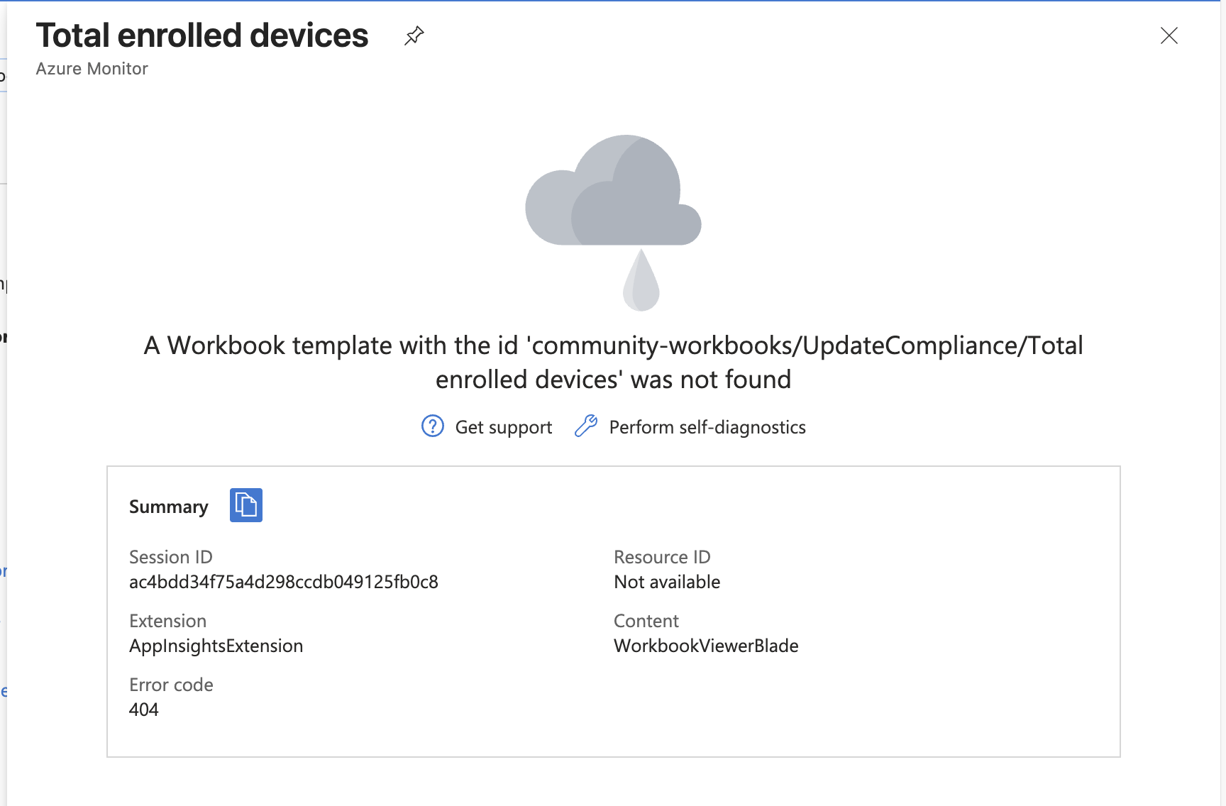 Windows update for business reports error - Microsoft Q&A