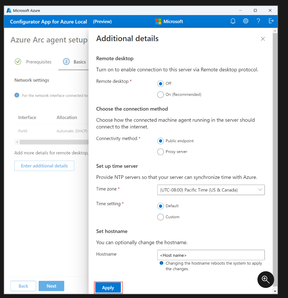 Validation Error - Time Invalid missing input for Field Primary Time ...