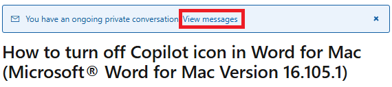 How to turn off Copilot icon in Word for Mac (Microsoft® Word for Mac ...