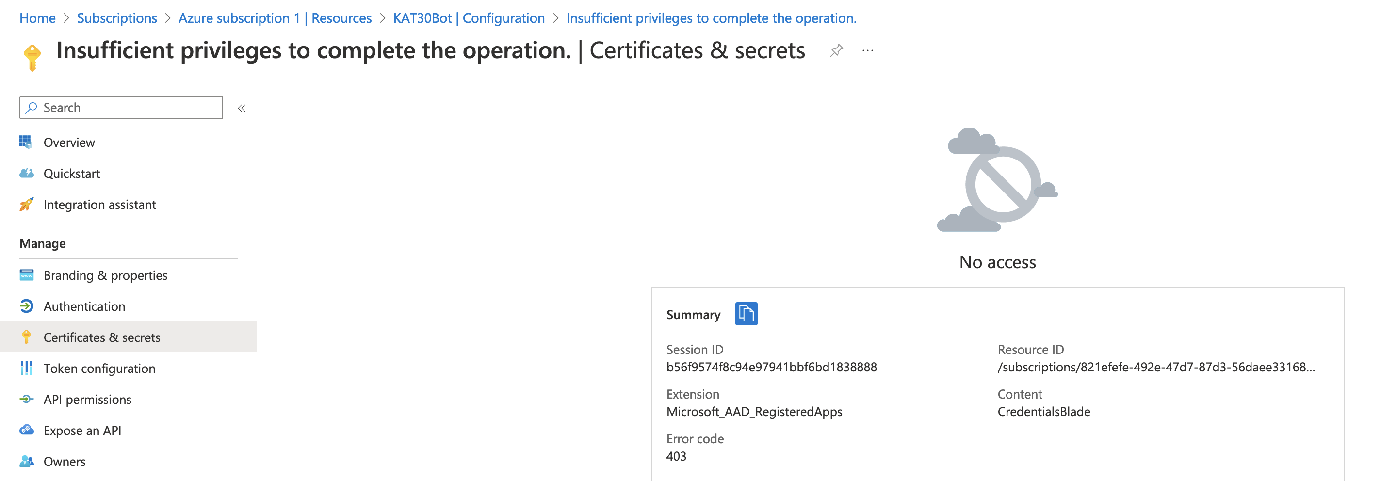 I am not able to create app-password for Azure bot ( multi tenant ...
