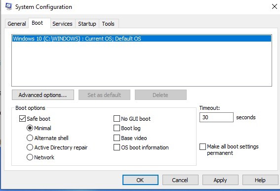 Windows 11 Safe Mode doesn't seem to have the Pin service running ...
