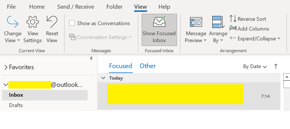Outlook format looks squished - Microsoft Q&A