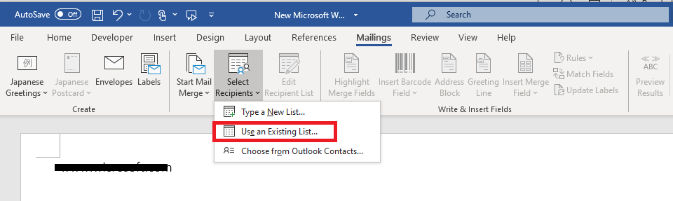 Mail merge from Excel loses data - Microsoft Q&A
