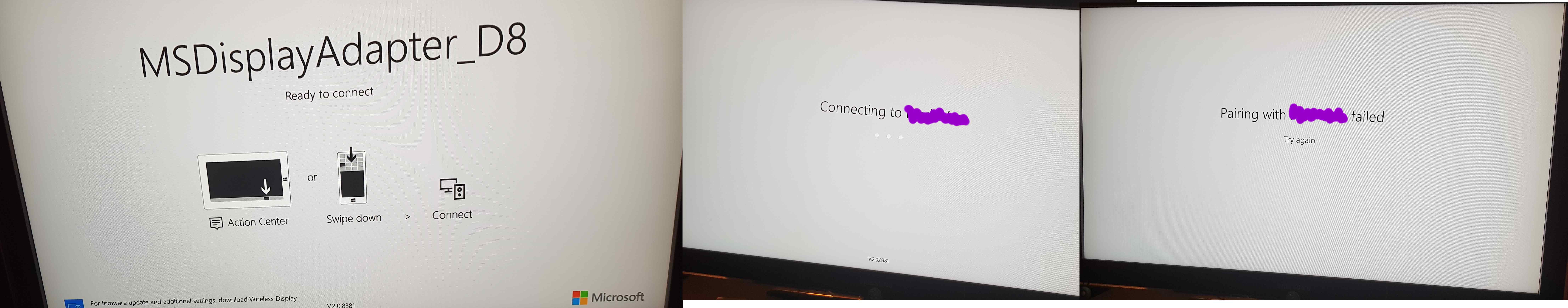 Connect to MS wireless display adapter - Microsoft Q&A