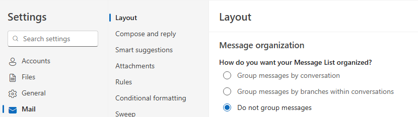 dont show messages i have moved in conversation thread in inbox ...