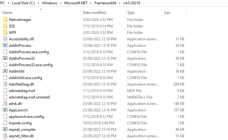 .NET framework