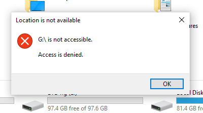 Unable to access local disk drives - Microsoft Q&A