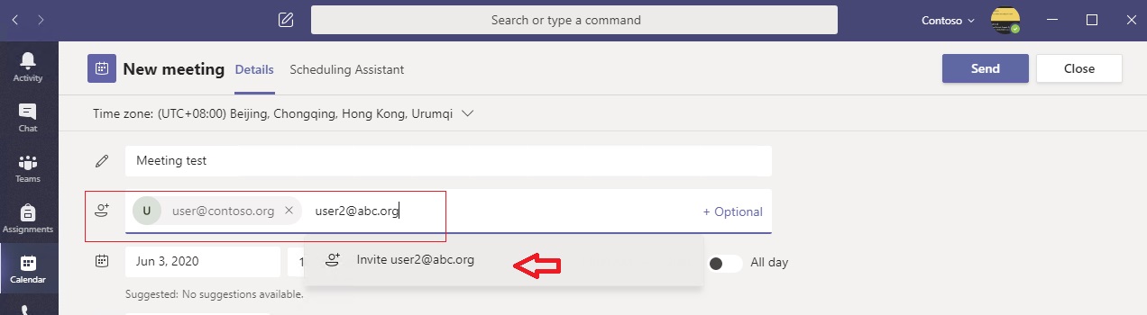 Unable to add guests to Microsoft teams with an email address ending ...
