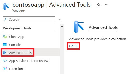 azure webapp kudu