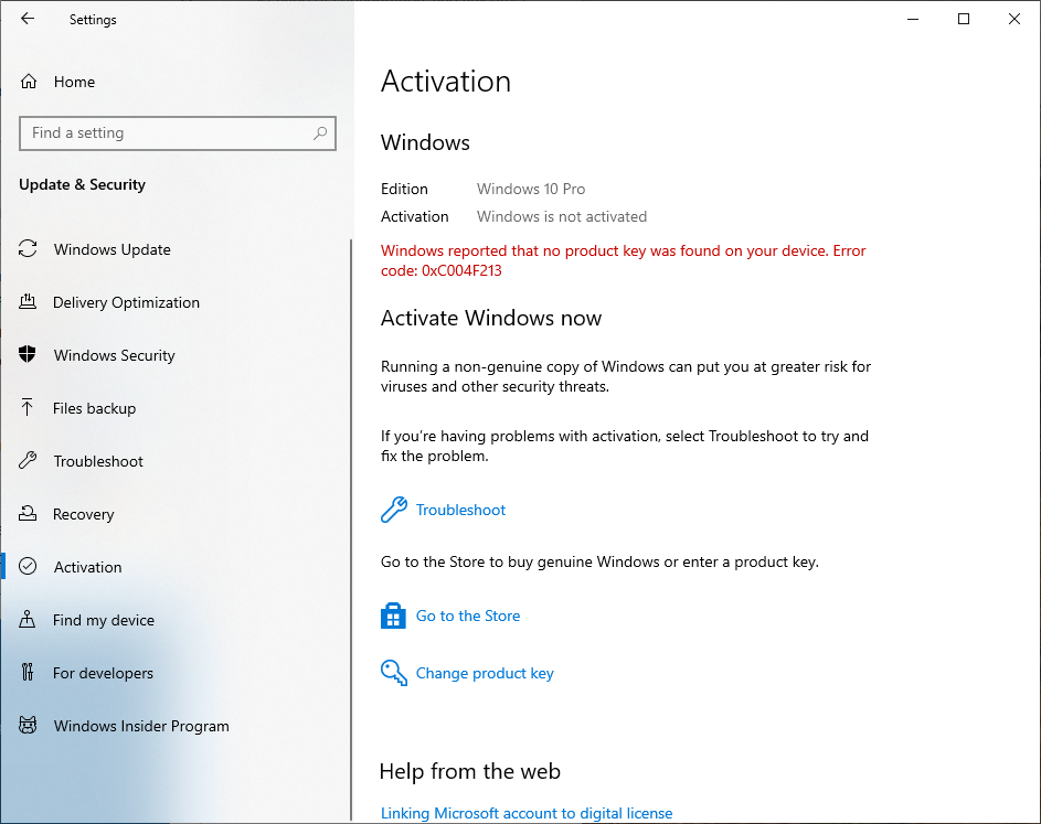 Can't activate Windows 10 - Microsoft Q&A