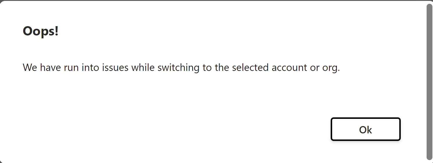 Can't sign in - 