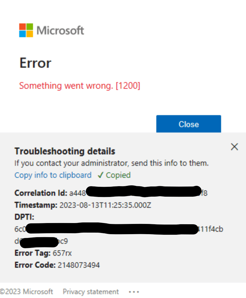 Couldn't sign into my enterprise account. - Microsoft Q&A