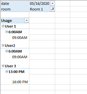 Access report that looks like weekly class schedule - Microsoft Q&A