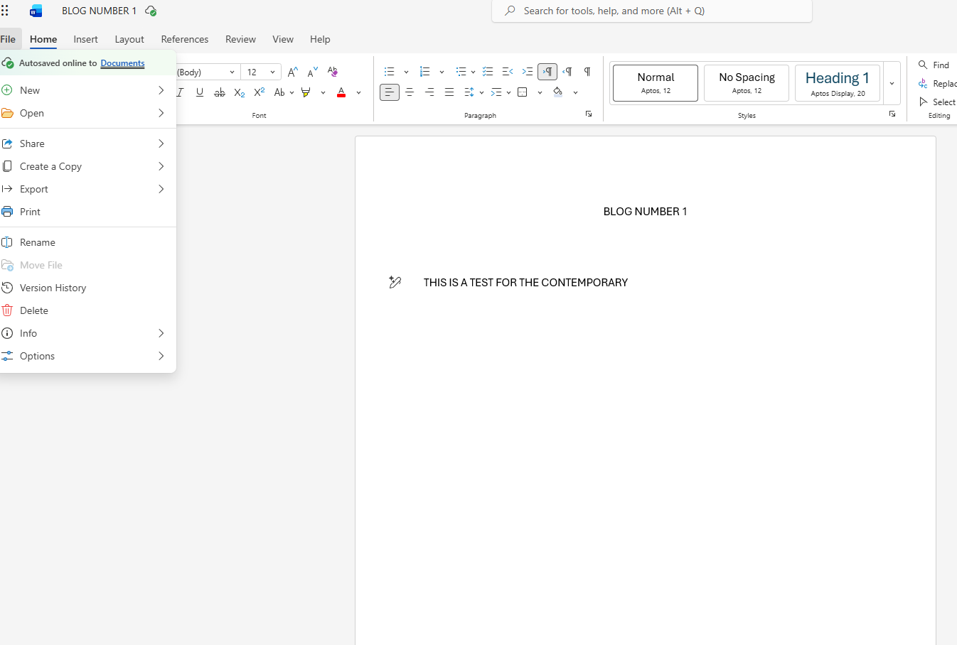 TURNING OFF AUTOSAVE TOGGLE IN MICROSOFT 365 - Microsoft Q&A