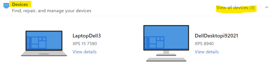 device not listed in devices view - Microsoft Q&A