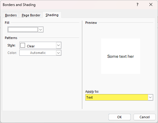 Highlighting in Word table now leaves out text - Microsoft Q&A