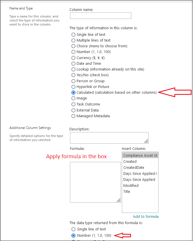 formula for days old in sharepoint list - Microsoft Q&A