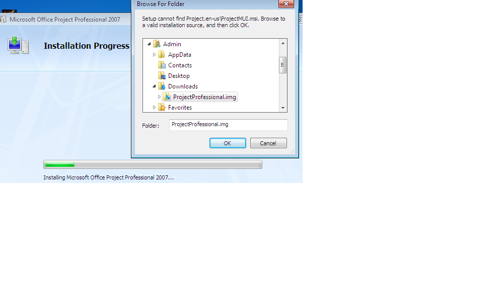 Error 'setup can't find or validate an installation file. Please try ...