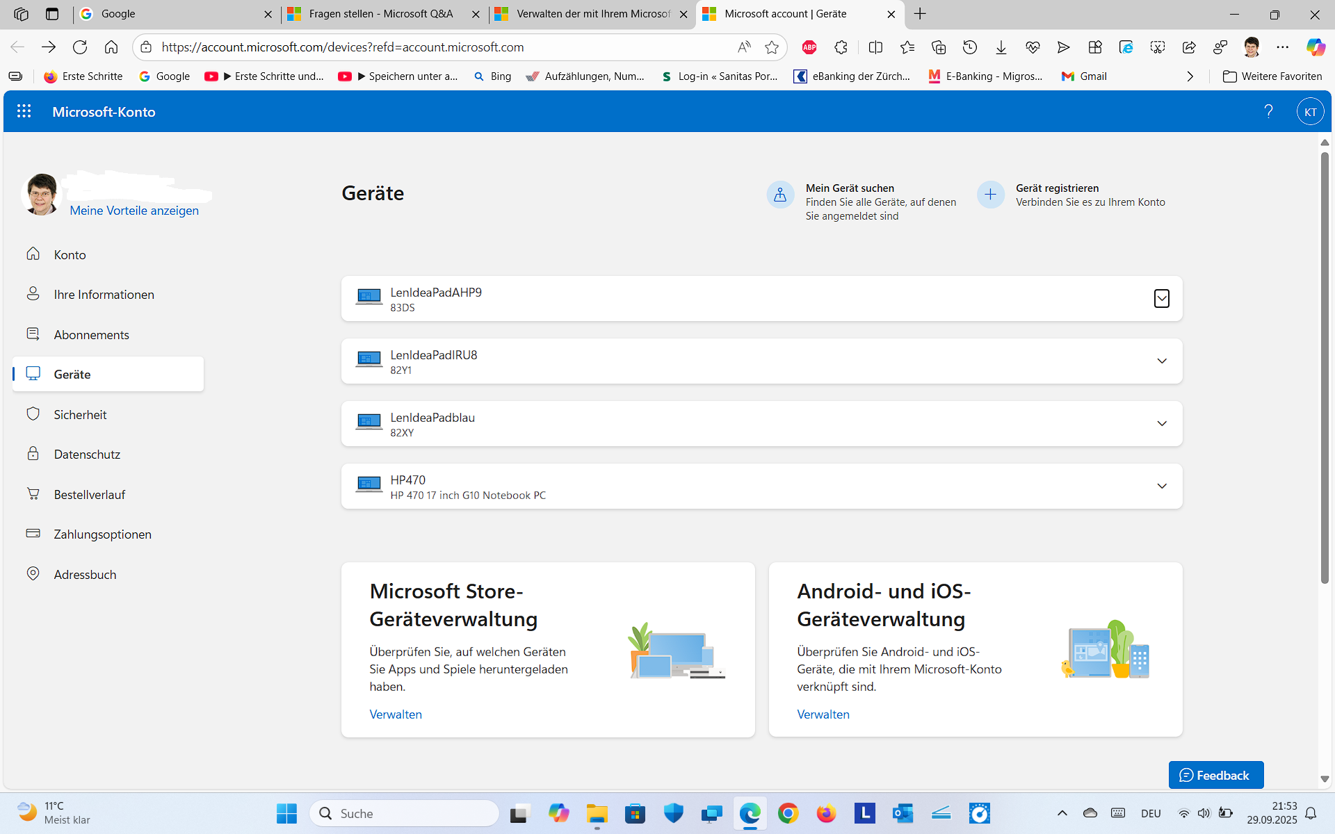 Microsoft Geräteverwaltung