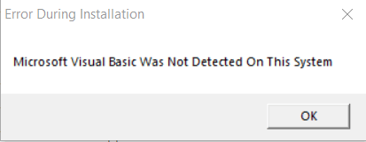 Microsoft VB for applications Error message for Macro-enabled Excel ...
