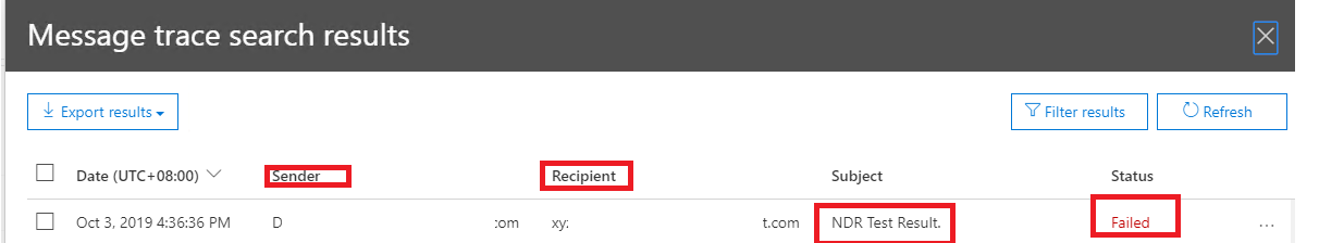 NDR logs - Microsoft Q&A