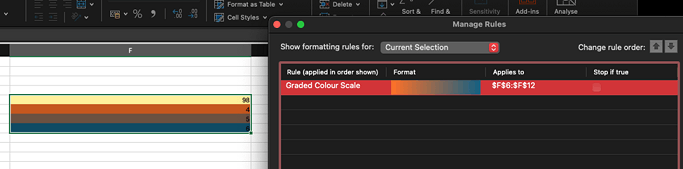 Color Gradient Fills in Excel for Mac? - Microsoft Q&A