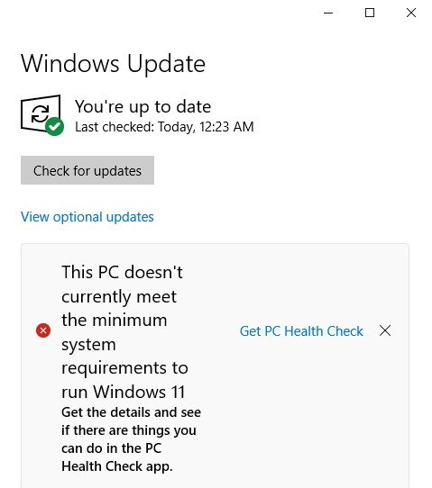 Why can't I upgrade to Windows 11? - Microsoft Q&A