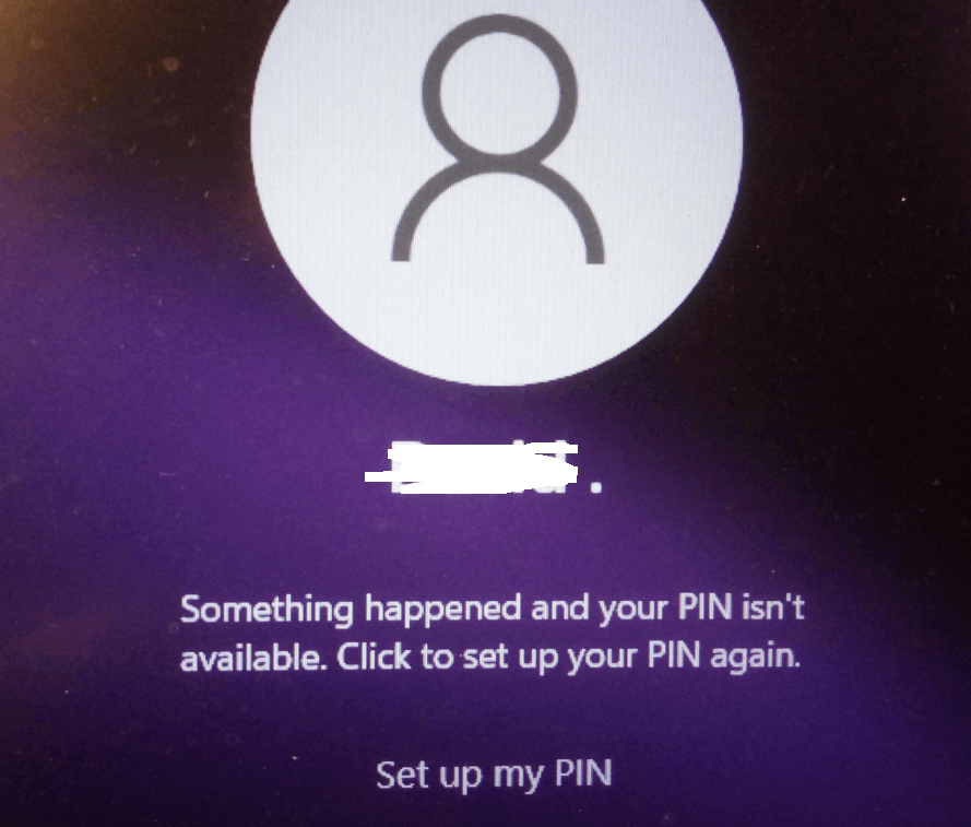 I don't enter Windows in safe boot mode and it asks me to set the pin ...