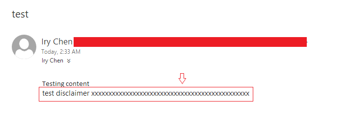Prepended Disclaimer - Cannot view 